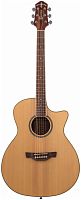 CRAFTER GAE-8/NC + Чехол электроакустическая гитара Гранд Аудиториум, Top- ель, корпус- махагон, п