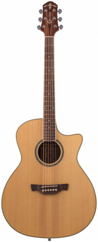 CRAFTER GAE-8/NC + Чехол электроакустическая гитара Гранд Аудиториум, Top- ель, корпус- махагон, п