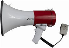 VESTON VMEG-25 Мегафон рупорный ручной, 25 Вт, дальность 600м, диаметр рупора 240мм, 8x1.5V SIZE C