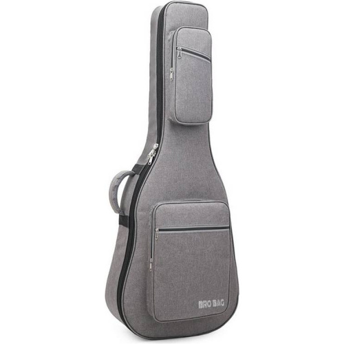 BRO BAG AIX-2141GR Чехол для акустической гитары (дредноут) 4/4, серый