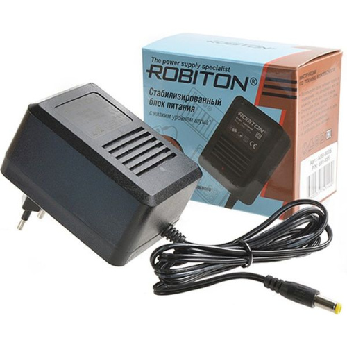 Robiton AB9-800S (-) блок питания стабилизированный, 9V, 800 мА