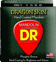 DR DSM-11 DRAGON SKIN струны для мандолины с прозрачным покрытием 11 40