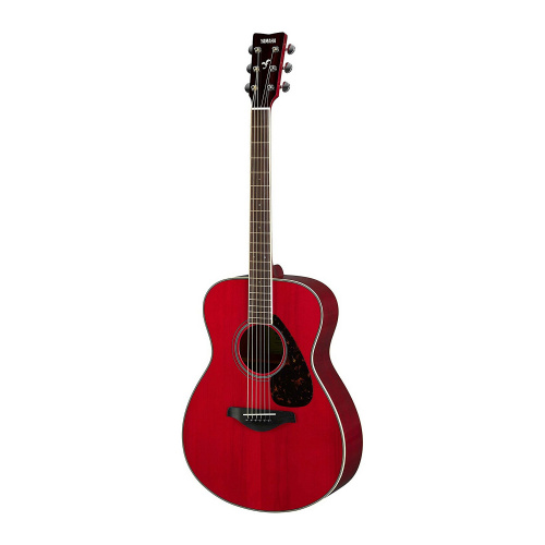 Yamaha FS820 RR акустическая гитара, корпус компакт, верхняя дека массив ели, цвет rube red