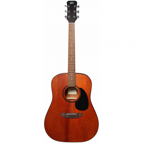 JET JD-355 OP акустическая гитара, дредноут, полностью красное дерево, цвет натуральный, open pore фото 2
