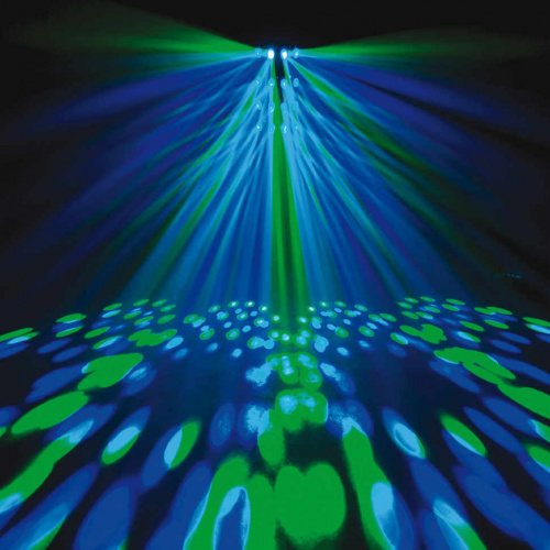 American DJ Quad Gem LED светодиодный прибор с четырьмя линзами, создающими эффект лунного цветка, фото 2