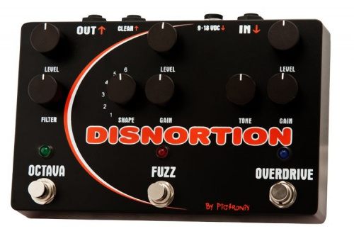 PIGTRONIX OFO Disnortion Octave Fuzz Overdrive эффект гитарный фузз/овердрайв/октавер