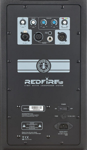 ANT REDFIRE 12 активная акустическая система, 800 Вт, 122 dB, 12"/1" фото 4