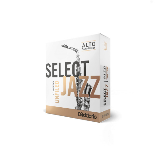 Rico RRS10ASX2M трости для альт-саксофона, Select Jazz Unfiled (2M), 10шт.в пачке