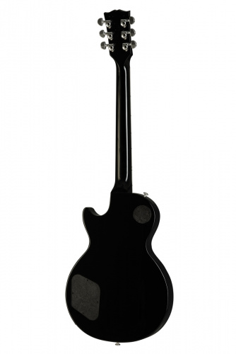 GIBSON 2019 Les Paul Studio Ebony электрогитара, цвет черный корпус махагони с кленовым верхом. гриф махогани, накладка грифа палисандр 22 лада. Мензу фото 2