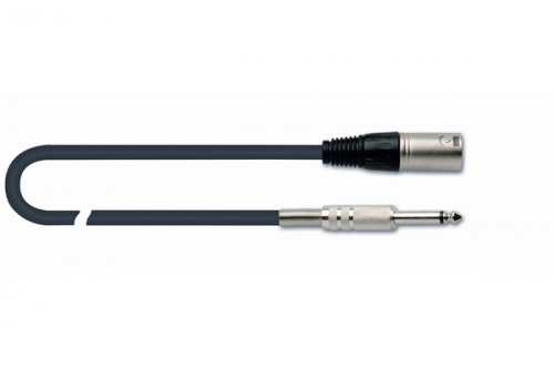 QUIK LOK MX779-9 готовый микрофонный кабель, 9 метров, разъемы XLR/M - Mono Jack 1/4, цвет черный фото 2