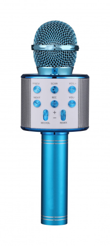 FunAudio G-800 Blue Беспроводной микрофон. Поддержка файлов: MP3, WMA. Bluetooth V4.0 + EDR. 3W фото 3