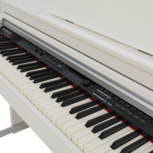ROCKDALE Overture White цифровое пианино с автоаккомпанеметом, 88 клавиш, цвет белый фото 6