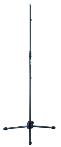 QUIK LOK A344 BK телескопическая прямая микрофонная стойка на треноге, высота 95-159 см., цвет черный