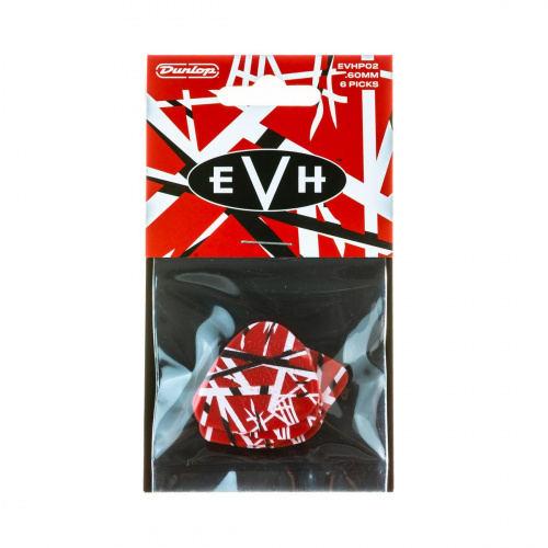 Dunlop Eddie Van Halen Frankenstein EVHP02 6Pack медиаторы, толщина 0.6 мм, 6 шт.