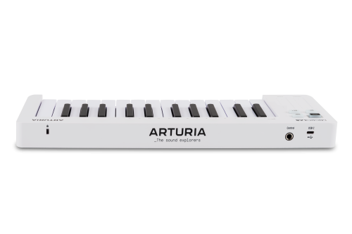 Arturia MicroLab 3 White MIDI клавиатура 25 клавиш, чувствительных к скорости нажатия, цвет белый фото 4