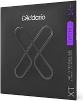 D'ADDARIO XTE1149 SET ELEC GTR XT MEDIUM струны с покрытием XT для электрогитары, 11-49