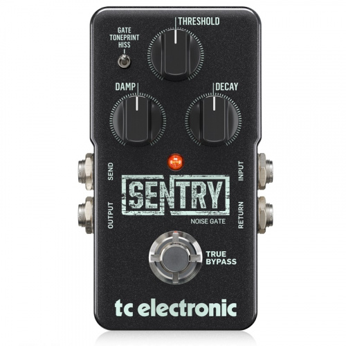 TC Electronic Sentry Noise Gate напольная гитарная педаль эффекта шумоподавления фото 2