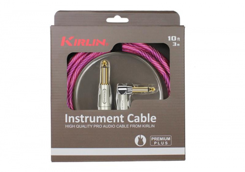 Kirlin IWB-202PFGL 6M WPP кабель инструментальный Разъемы: 1/4" прямой моноджек 1/4" угловой мо фото 2