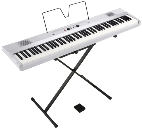 KORG L1 PW цифровое пианино Liano, 88 клавиш, цвет жемчужно-белый. Пюпитр и педаль в комплекте фото 4