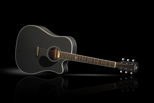 KEPMA D1C Black Matt акустическая гитара, цвет черный фото 4