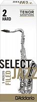 D'ADDARIO WOODWINDS RSF05TSX2H Select Jazz Filed Tenor Saxophone Reeds, 2H, 5 BX трости для тенор саксофона, размер 2, жесткие,