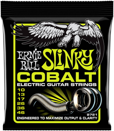 Ernie Ball 2721 струны для эл.гитары Cobalt Regular Slinky (10-13-17-26-36-46)