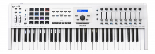 Arturia KeyLab mkII 61 White 61 клавишная полувзвешенная динамическая USB MIDI клавиатура фото 2