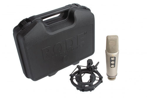 RODE NT2000 Легко настраиваемый конденсаторный микрофон с двойной 1" диафрагмой. Трехпозиционный переключатель направленности - всенаправленный, карди фото 3