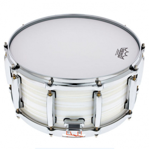 Pearl MMG1465S/C187 Masters Maple Gum малый барабан 14"х6,5", цвет Silver White Swirl фото 4