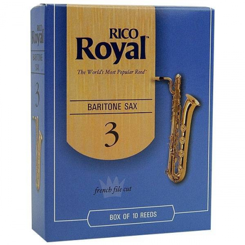 RICO Royal Baritone Sax 3,5x10 (RRO10BSX350) Трости для саксофона баритона 3,5 (10шт)