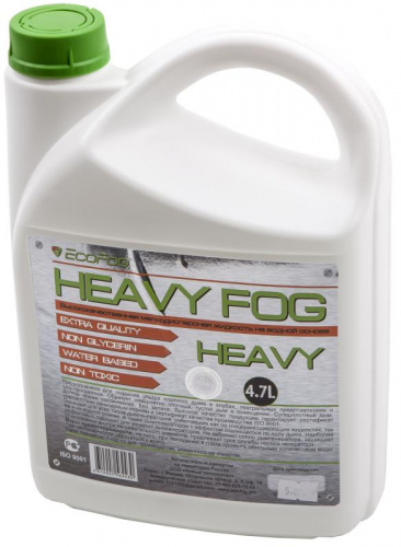 EcoFog Heavy Жидкость высокой плотности для генераторов дыма. Канистра 4,7л