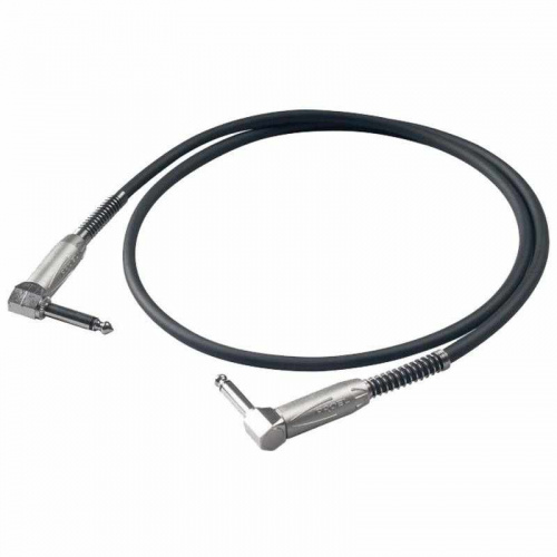 PROEL BULK130LU2 Инструментальный кабель. 6.3 мм угловой моно джек 6.3 мм угловой моно джек Длина