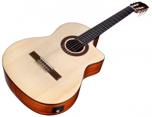 CORDOBA IBERIA C5-CE SP электроакустическая классическая гитара с вырезом, цвет натуральный фото 4