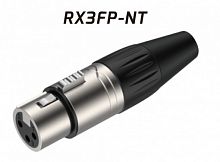 ROXTONE RX3FP-NT Разъем cannon кабельный, мама 3-х контактный. цвет: серебро, Standart