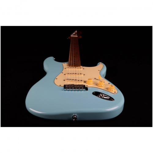 JET JS-300 BL электрогитара, Stratocaster, корпус липа, 22 лада,SSS, tremolo, цвет Sonic blue фото 14