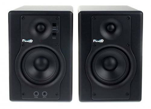 Fluid Audio F4 пара мониторов, двухполосные, 30 Вт RMS, с балансным/небалансным подключением фото 8