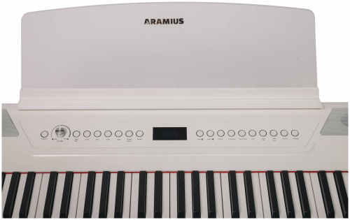 ARAMIUS API-130 MWH пианино цифр. компактное, молоточковая мех., корпус пластик, цвет белый фото 5