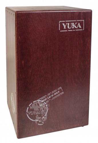 YUKA CAJ-BERRY Cherry WI-FI Кахон со струнами, цвет коричневый, берёза