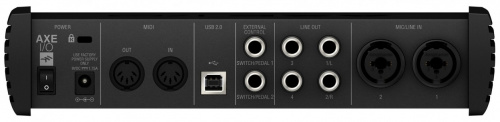 IK MULTIMEDIA AXE I/O USB-аудиоинтерфейс 2 входа/5 выходов, дискретные предусилители, Reamp Out, Z-Tone, тюнер фото 2