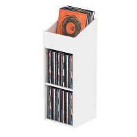 Glorious Record Rack 330 White стойка для виниловых пластинок, вместимость до 330 шт., цвет белый