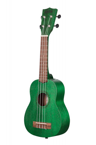 KALA KA-MRT-GRN-S укулеле сопрано, корпус - меранти, цвет - зеленый фото 3