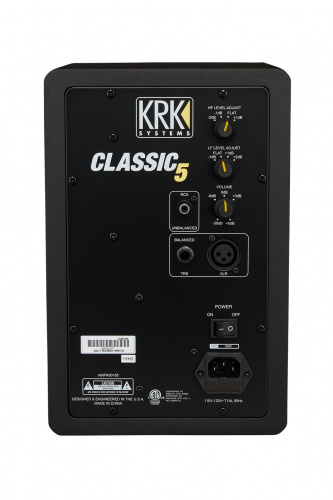 KRK CL5G3 Активный 2-х полосный (Bi-Amp) 5-ти дюймовый студийный звуковой монитор, 50Вт фото 3