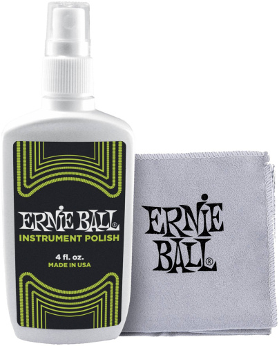 Ernie Ball 4222 полироль для гитары, флакон спрей с салфеткой