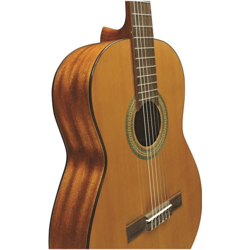 EKO Vibra 200 классическая гитара 4 4, топ кедр, корпус красное дерево, цвет натур фото 3