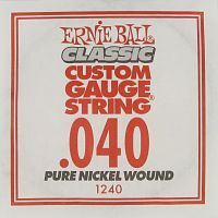 Ernie Ball 1240 струна для электро и акустических гитар. никель, калибр 040