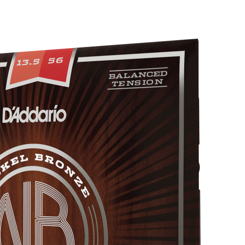 D'Addario NB13556BT NICKEL BRONZE комплект струн для акустической гитары 13.5-18-24-32-42-56 фото 4