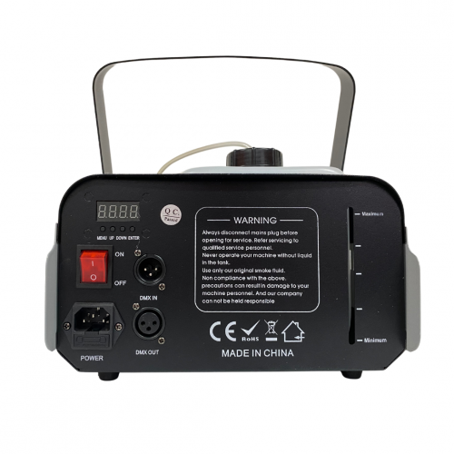 XLine XF-1500 LED Компактный генератор дыма мощностью 1500 Вт c LED RGB 8х3 Вт подсветкой. DMX, ДУ фото 4
