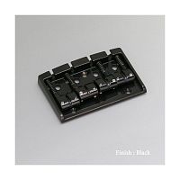 Gotoh 404BO-4-B бридж для 4-струнной бас гитары, латунные седла, черный