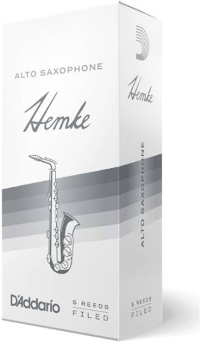 D'ADDARIO WOODWINDS RHKP5ASX250 HEMKE, ALTO, 2.5, 5 BX трости для альт саксофона, размер 2.5, 5 шт