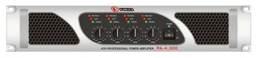VOLTA PA-4.300 Усилитель мощности четырёхканальный. Мощность (8/4/2 Ом) 4х200 Вт/ 4х300 Вт/ 4х400 фото 2